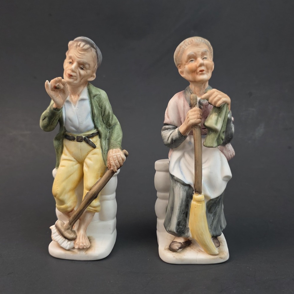 Ardco Fine Quality Dallas Porcelain Elderly Couple Figurines Made in Japan 6"